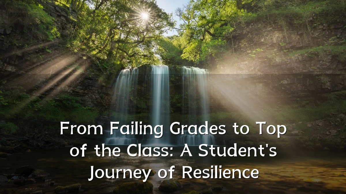 From Failing Grades to Top of the Class: A Student's Journey of Resilience