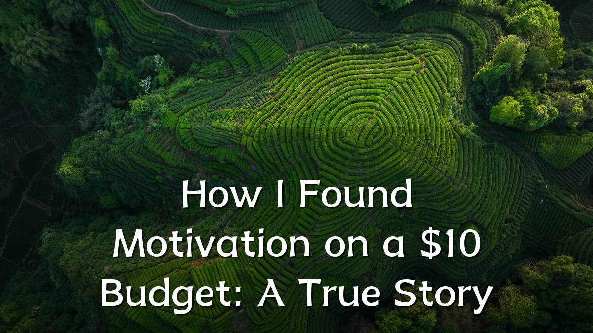 How I Found Motivation on a $10 Budget: A True Story