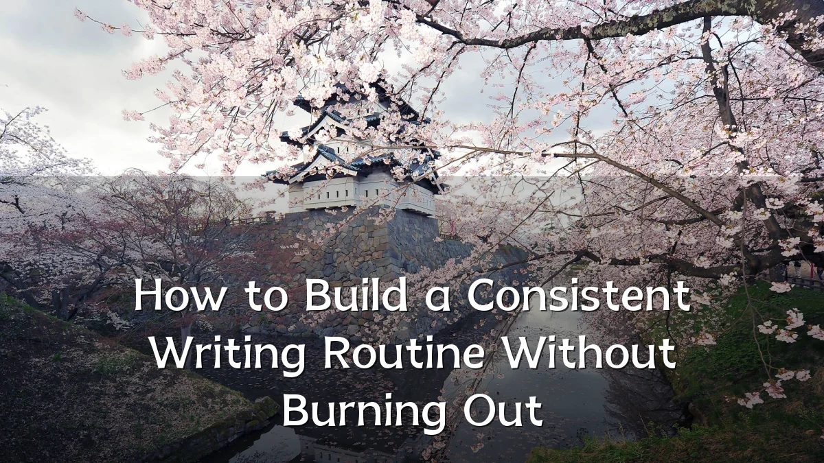 How to Build a Consistent Writing Routine Without Burning Out