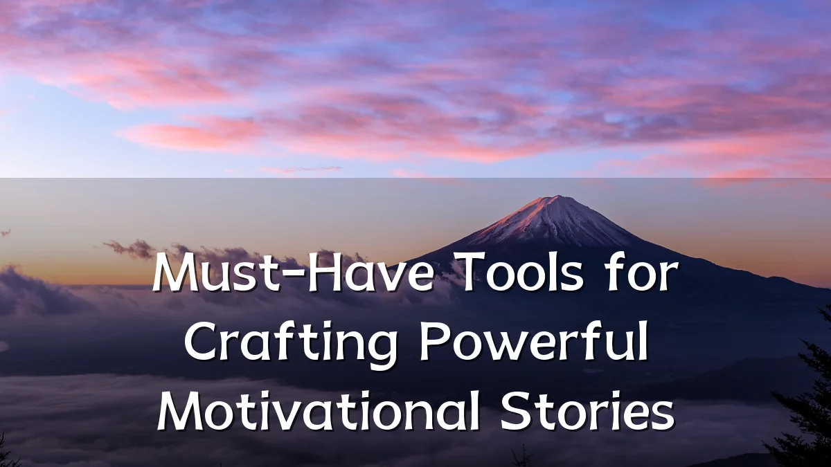 Must-Have Tools for Crafting Powerful Motivational Stories