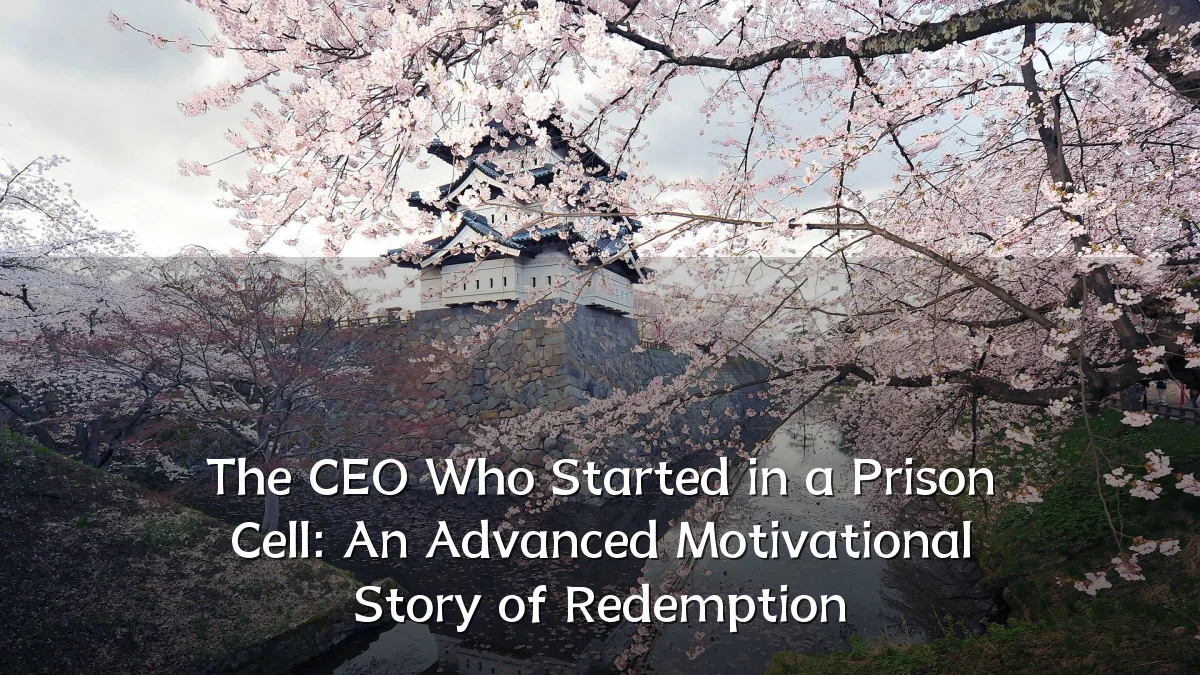 The CEO Who Started in a Prison Cell: An Advanced Motivational Story of Redemption
