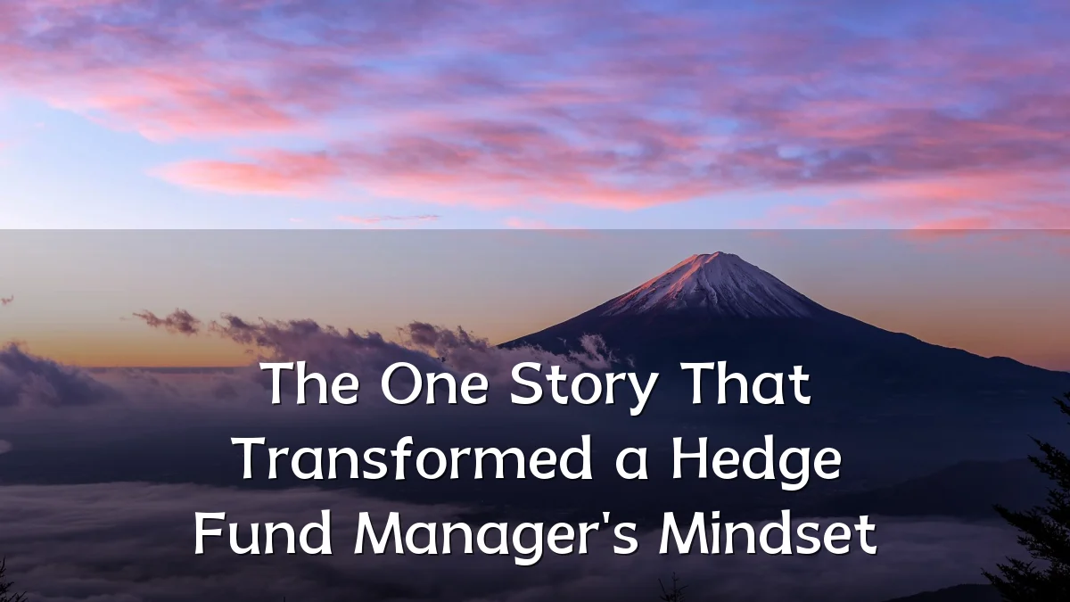 The One Story That Transformed a Hedge Fund Manager's Mindset