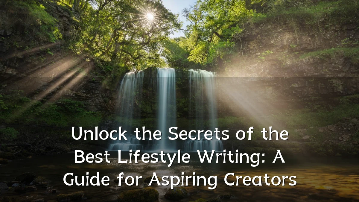 Unlock the Secrets of the Best Lifestyle Writing: A Guide for Aspiring Creators