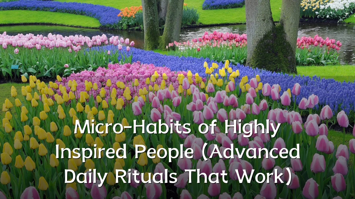 Micro-Habits of Highly Inspired People (Advanced Daily Rituals That Work)