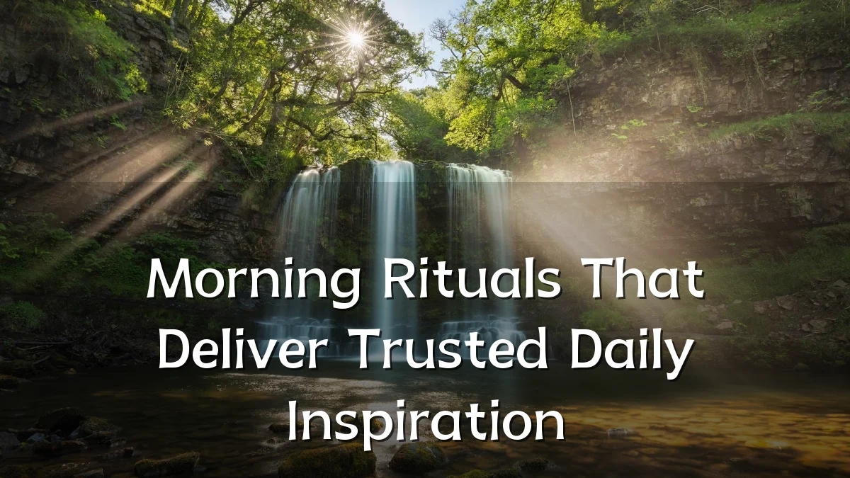 Morning Rituals That Deliver Trusted Daily Inspiration