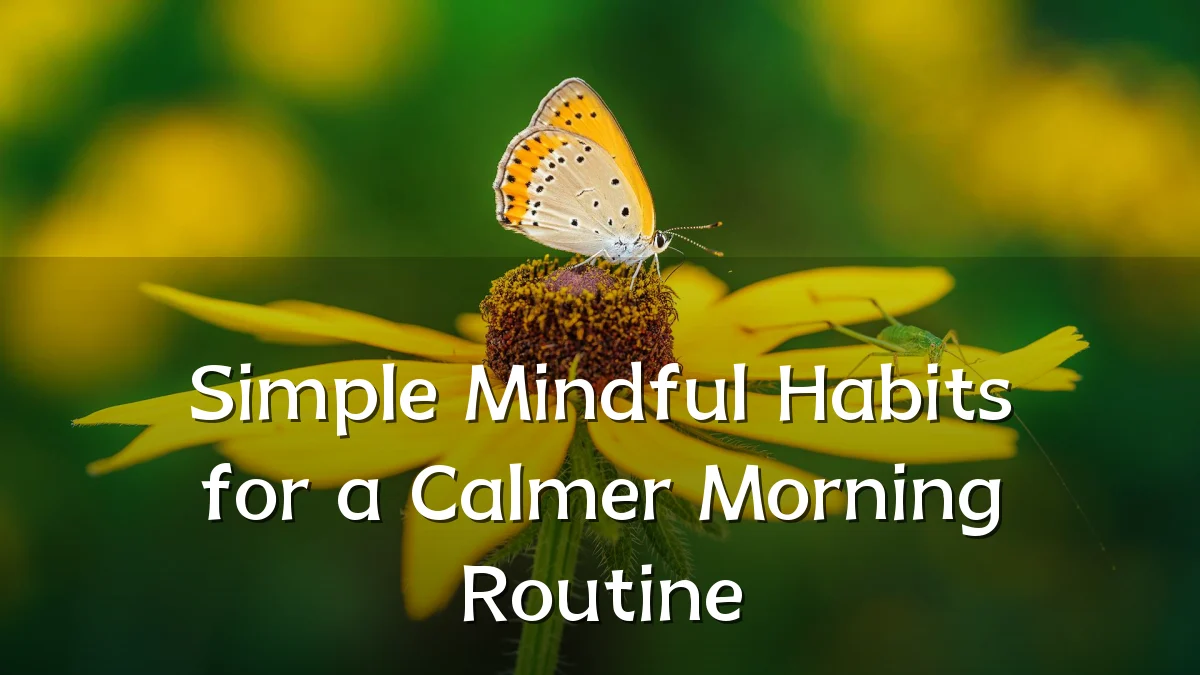 Simple Mindful Habits for a Calmer Morning Routine